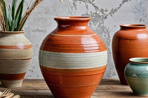 Handmade ceramic vase by student