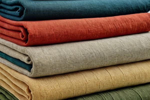 Natural dyed fabric samples by student