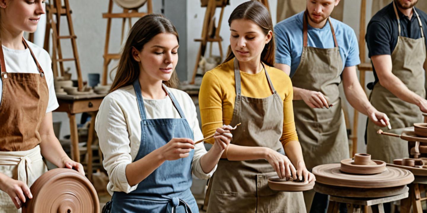 Art class in session at Wolfgulch LLC studio